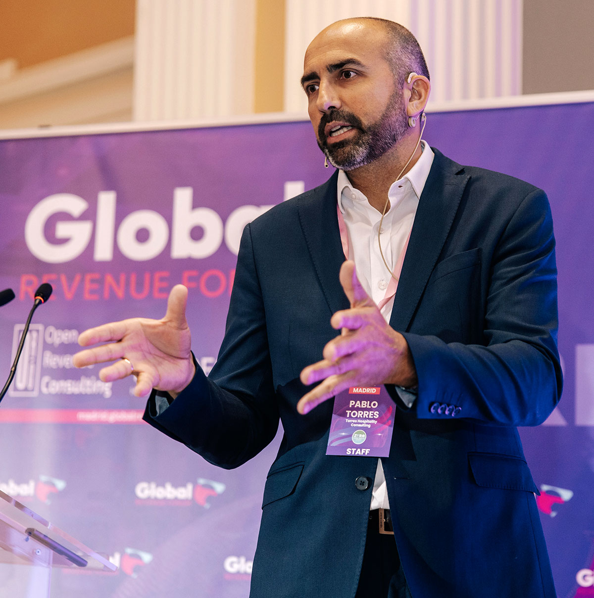 Foto de Pablo torres en global Forum Madrid